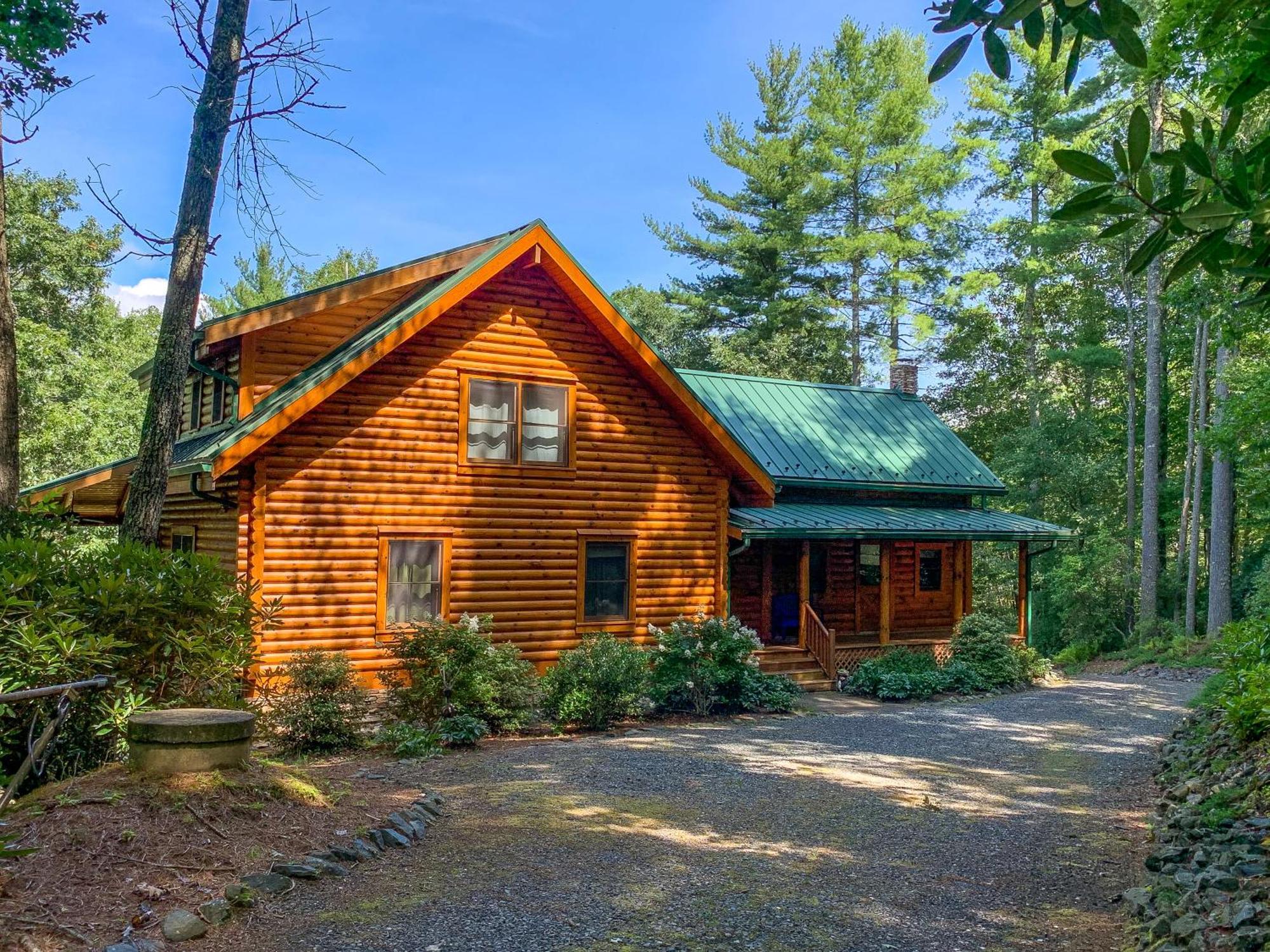 Pine Log Lodge Jefferson Exterior photo